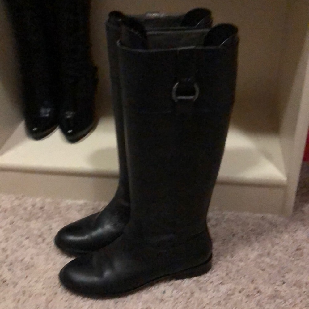 Like new black banana republic riding boots